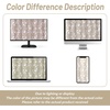 image:imageDriftAway Daisy Dahlia Blooming Flower Floral Lined Thermal Insulated Energy Saving Window Curtain Valance 2 Layers Rod Pocket 52 Inch by 18 Inch Plus 2 Inch Header Beige 1 PackBeige With Pom