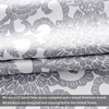 image:imageDriftAway Daisy Dahlia Blooming Flower Floral Lined Thermal Insulated Energy Saving Window Curtain Valance 2 Layers Rod Pocket 52 Inch by 18 Inch Plus 2 Inch Header Beige 1 PackGrey
