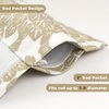 image:imageDriftAway Daisy Dahlia Blooming Flower Floral Lined Thermal Insulated Energy Saving Window Curtain Valance 2 Layers Rod Pocket 52 Inch by 18 Inch Plus 2 Inch Header Beige 1 PackBeige With Pom