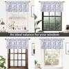 image:imageDriftAway Daisy Dahlia Blooming Flower Floral Lined Thermal Insulated Energy Saving Window Curtain Valance 2 Layers Rod Pocket 52 Inch by 18 Inch Plus 2 Inch Header Beige 1 PackGrey