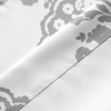 image:imageDriftAway Damask Curtains Valances for Windows Farmhouse Style Floral Medallion Patterned Samantha Kitchen Curtain Valance Single 52 Inch by 14 Inch Plus 175 Inch Header Dusty BlueGrey