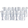 image:imageDriftAway Damask Curtains Valances for Windows Farmhouse Style Floral Medallion Patterned Samantha Kitchen Curtain Valance Single 52 Inch by 14 Inch Plus 175 Inch Header Dusty BlueBlue