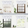 image:imageDriftAway Dandelion Floral Botanical Lined Thermal Insulated Window Curtain Valance Rod Pocket 52 Inch by 14 Inch Plus 2 Inch Header Gray 1 Pack1