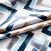 image:imageDriftAway Diamond Trellis Watercolor Geometric Checker Plaid Pattern Blackout Thermal Insulated Energy Saving Window Curtain Valance Rod Pocket Single 52 Inch by 14 Inch Plus 175 Inch Header NavyDiamondnavy