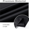 image:imageDriftAway Doorway Curtain Panel Closet Curtain for Bedroom Closet Door Solid Blackout Curtain Room Divider Curtain 78 Inches Long Grommet Thermal Insulated Privacy Drapes 1 Panel W39 x L78 InchSolid Black