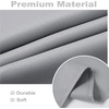 image:imageDriftAway Doorway Curtain Panel Closet Curtain for Bedroom Closet Door Solid Blackout Curtain Room Divider Curtain 78 Inches Long Grommet Thermal Insulated Privacy Drapes 1 Panel W39 x L78 InchGrey