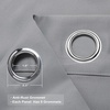 image:imageDriftAway Doorway Curtain Panel Closet Curtain for Bedroom Closet Door Solid Blackout Curtain Room Divider Curtain 78 Inches Long Grommet Thermal Insulated Privacy Drapes 1 Panel W39 x L78 InchGrey