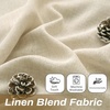 image:imageDriftAway Extra Long Linen Sheer Curtains 2 Panels 2 Story House Tall Curtains for High Ceiling Long Window High Living Room Light Filtering Window Coverings Back Tab 52 Inch by 156 Inch Light LinenBeige