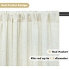 image:imageDriftAway Extra Long Linen Sheer Curtains 2 Panels 2 Story House Tall Curtains for High Ceiling Long Window High Living Room Light Filtering Window Coverings Back Tab 52 Inch by 156 Inch Light LinenLight Linen