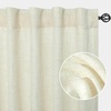 image:imageDriftAway Extra Long Linen Sheer Curtains 2 Panels 2 Story House Tall Curtains for High Ceiling Long Window High Living Room Light Filtering Window Coverings Back Tab 52 Inch by 156 Inch Light LinenBeige