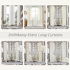 image:imageDriftAway Extra Long Linen Sheer Curtains 2 Panels 2 Story House Tall Curtains for High Ceiling Long Window High Living Room Light Filtering Window Coverings Back Tab 52 Inch by 156 Inch Light LinenBeige