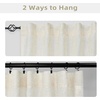 image:imageDriftAway Extra Long Linen Sheer Curtains 2 Panels 2 Story House Tall Curtains for High Ceiling Long Window High Living Room Light Filtering Window Coverings Back Tab 52 Inch by 156 Inch Light LinenLight Linen