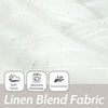 image:imageDriftAway Extra Long Linen Sheer Curtains 2 Panels 2 Story House Tall Curtains for High Ceiling Long Window High Living Room Light Filtering Window Coverings Back Tab 52 Inch by 156 Inch Light LinenBirch Ivory
