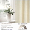image:imageDriftAway Extra Long Linen Sheer Curtains 2 Panels 2 Story House Tall Curtains for High Ceiling Long Window High Living Room Light Filtering Window Coverings Back Tab 52 Inch by 156 Inch Light LinenBeige