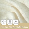 image:imageDriftAway Extra Long Linen Sheer Curtains 2 Panels 2 Story House Tall Curtains for High Ceiling Long Window High Living Room Light Filtering Window Coverings Back Tab 52 Inch by 156 Inch Light LinenBeige