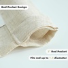 image:imageDriftAway Extra Long Linen Sheer Curtains 2 Panels 2 Story House Tall Curtains for High Ceiling Long Window High Living Room Light Filtering Window Coverings Back Tab 52 Inch by 156 Inch Light LinenBeige