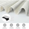 image:imageDriftAway Farmhouse Double Layer Linen Blackout Tie Up Curtains Thermal Insulated Vertical Striped Fully Lined Balloon Roman Shade Bathroom Window Adjustable Rod Pocket 45 Inch by 63 Inch GrayGrey
