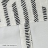image:imageDriftAway Farmhouse Double Layer Linen Blackout Tie Up Curtains Thermal Insulated Vertical Striped Fully Lined Balloon Roman Shade Bathroom Window Adjustable Rod Pocket 45 Inch by 63 Inch GrayBriony Black
