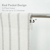 image:imageDriftAway Farmhouse Double Layer Linen Blackout Tie Up Curtains Thermal Insulated Vertical Striped Fully Lined Balloon Roman Shade Bathroom Window Adjustable Rod Pocket 45 Inch by 63 Inch GrayGrey