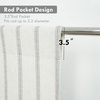 image:imageDriftAway Farmhouse Double Layer Linen Blackout Tie Up Curtains Thermal Insulated Vertical Striped Fully Lined Balloon Roman Shade Bathroom Window Adjustable Rod Pocket 45 Inch by 63 Inch GrayGrey