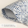 image:imageDriftAway Farmhouse Double Layer Linen Blackout Tie Up Curtains Thermal Insulated Vertical Striped Fully Lined Balloon Roman Shade Bathroom Window Adjustable Rod Pocket 45 Inch by 63 Inch GrayRoman Navy