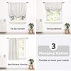image:imageDriftAway Farmhouse Double Layer Linen Blackout Tie Up Curtains Thermal Insulated Vertical Striped Fully Lined Balloon Roman Shade Bathroom Window Adjustable Rod Pocket 45 Inch by 63 Inch GrayGrey