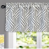 image:imageDriftAway Farmhouse Linen Valance Rod Pocket 1 Panel W52xL14 GrayBrionyblack