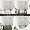 image:imageDriftAway Farmhouse Linen Valance Rod Pocket 1 Panel W52xL14 GrayBrionyblack