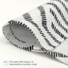 image:imageDriftAway Farmhouse Linen Valance Rod Pocket 1 Panel W52xL14 GrayBrionyblack