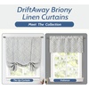 image:imageDriftAway Farmhouse Linen Valance Rod Pocket 1 Panel W52xL14 GrayBrionynavy