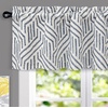 image:imageDriftAway Farmhouse Linen Valance Rod Pocket 1 Panel W52xL14 GrayBrionynavy