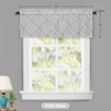 image:imageDriftAway Farmhouse Linen Valance Rod Pocket 1 Panel W52xL14 GrayBrionynavy