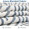 image:imageDriftAway Farmhouse Linen Valance Rod Pocket 1 Panel W52xL14 GrayBrionynavy