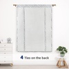 image:imageDriftAway Farmhouse Linen Valance Rod Pocket 1 Panel W52xL14 GrayBrionynavy