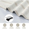 image:imageDriftAway Farmhouse Linen Valance Rod Pocket 1 Panel W52xL14 GrayCamel Beige