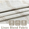 image:imageDriftAway Farmhouse Linen Valance Rod Pocket 1 Panel W52xL14 GrayCamel Beige
