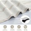image:imageDriftAway Farmhouse Linen Valance Rod Pocket 1 Panel W52xL14 GrayCamel Beige