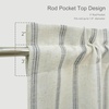image:imageDriftAway Farmhouse Linen Valance Rod Pocket 1 Panel W52xL14 GrayFarmhousegray
