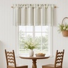 image:imageDriftAway Farmhouse Linen Valance Rod Pocket 1 Panel W52xL14 GrayFarmhousegray