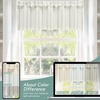 image:imageDriftAway Farmhouse Linen Valance Rod Pocket 1 Panel W52xL14 GrayFarmhouselight Jade Green