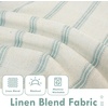 image:imageDriftAway Farmhouse Linen Valance Rod Pocket 1 Panel W52xL14 GrayFarmhouselight Jade Green