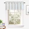 image:imageDriftAway Farmhouse Linen Valance Rod Pocket 1 Panel W52xL14 GrayFarmhouselight Jade Green