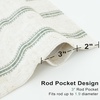 image:imageDriftAway Farmhouse Linen Valance Rod Pocket 1 Panel W52xL14 GrayFarmhouseloden Green