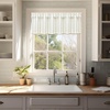image:imageDriftAway Farmhouse Linen Valance Rod Pocket 1 Panel W52xL14 GrayFarmhouseloden Green