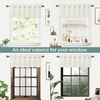 image:imageDriftAway Farmhouse Linen Valance Rod Pocket 1 Panel W52xL14 GrayFarmhouseloden Green