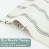 image:imageDriftAway Farmhouse Linen Valance Rod Pocket 1 Panel W52xL14 GrayFarmhouseloden Green