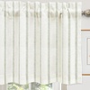 image:imageDriftAway Farmhouse Linen Valance Rod Pocket 1 Panel W52xL14 GrayFarmhouseloden Green
