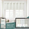 image:imageDriftAway Farmhouse Linen Valance Rod Pocket 1 Panel W52xL14 GrayFarmhouseloden Green