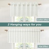 image:imageDriftAway Farmhouse Linen Valance Rod Pocket 1 Panel W52xL14 GrayFarmhouseloden Green