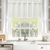 image:imageDriftAway Farmhouse Linen Valance Rod Pocket 1 Panel W52xL14 GrayFarmhouseloden Green